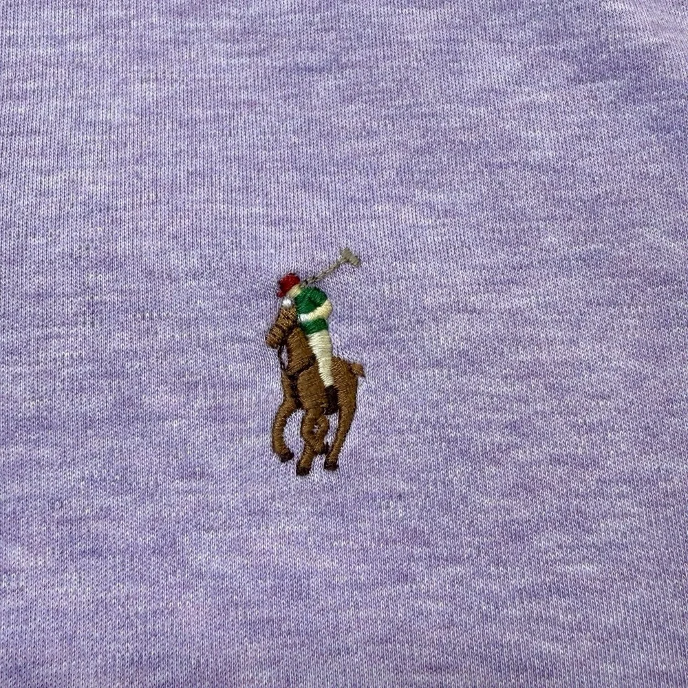 Polo Ralph Lauren Classic Fit Polo Shirt XL Purple Heather Big Pony Golf Cotton